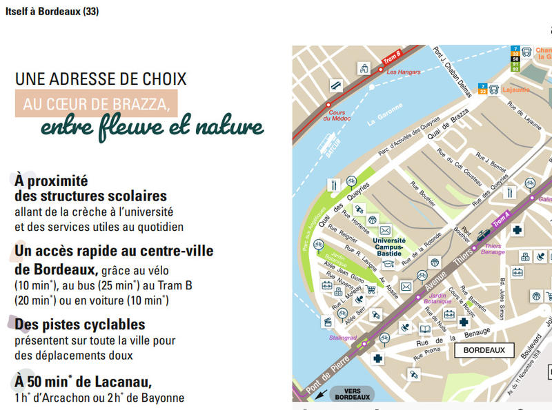 Appartement - 55 m² - 2 pièces