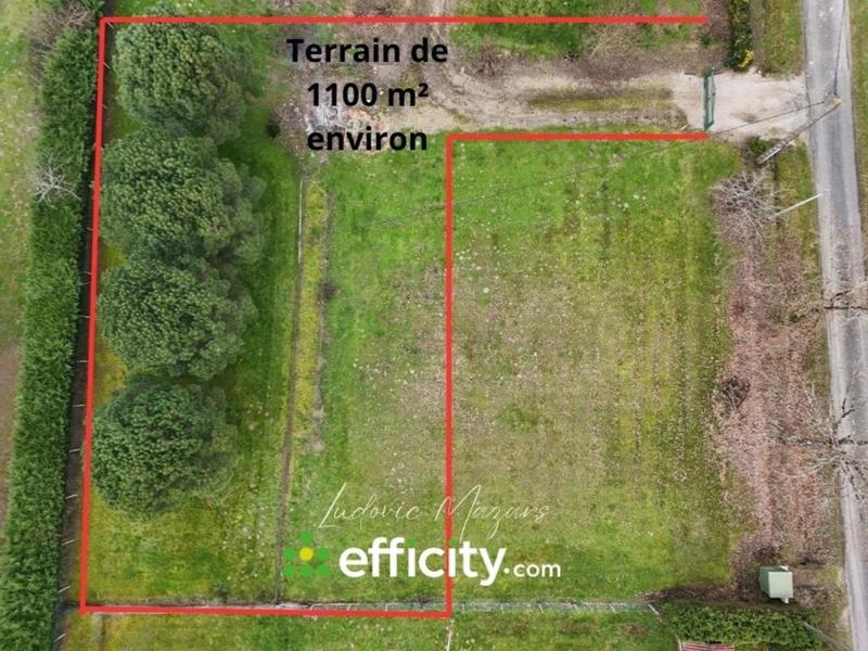 Terrain - 1 100 m²