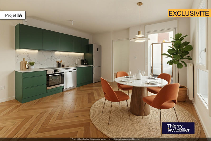 Appartement - 47 m² - 2 pièces