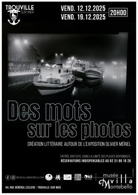 Des mots sur les photos – Création littéraire autour de l'exposition Olivier Mériel