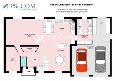 Maison - 181 m² - 7 pièces