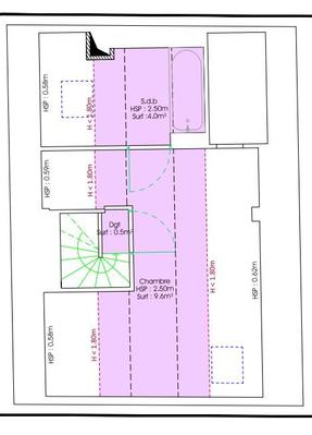 Maison - 86 m² - 5 pièces