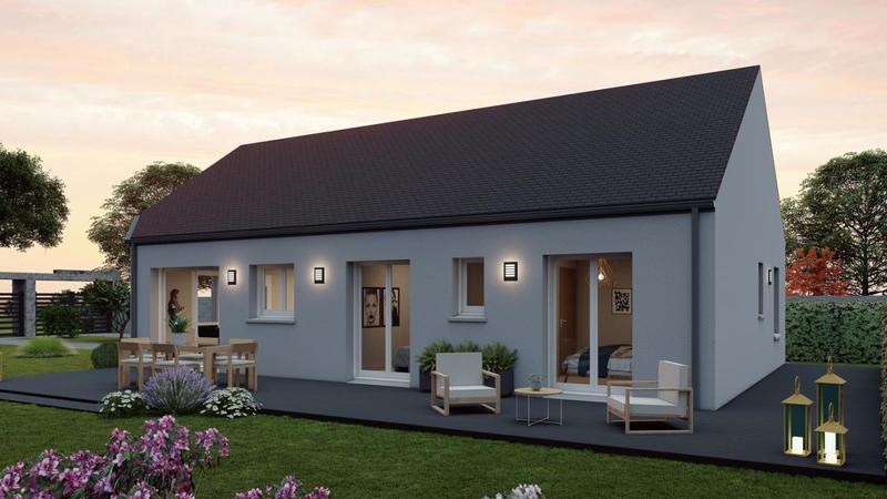 Maison - 96 m² - 6 pièces