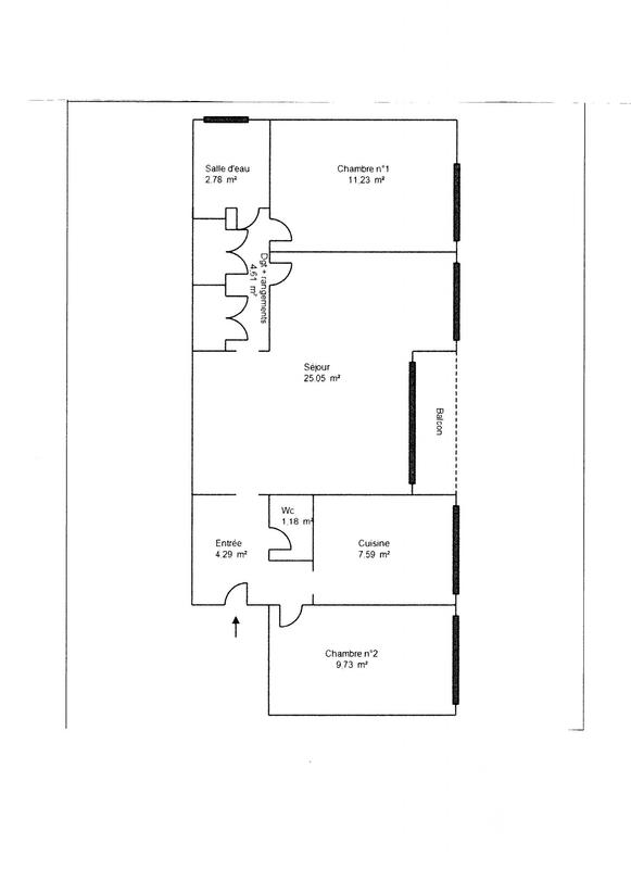 Appartement - 66 m² - 4 pièces