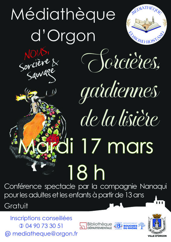 Conférence spectacle « Sorcières, gardiennes de la lisière - des bûchers aux féminismes »