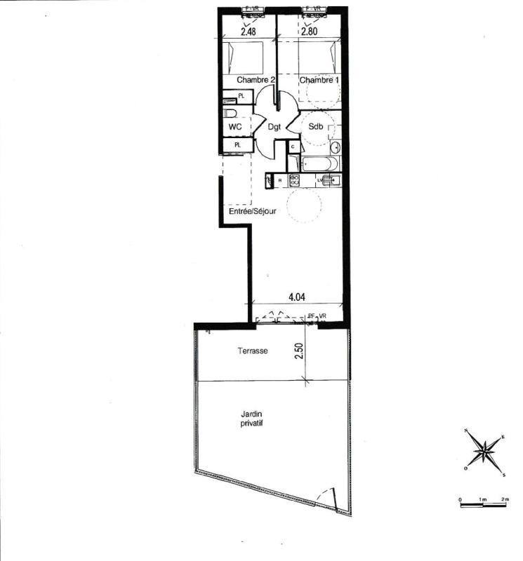 Appartement - 64 m² - 3 pièces