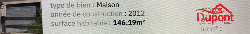Maison - 146 m² - 6 pièces
