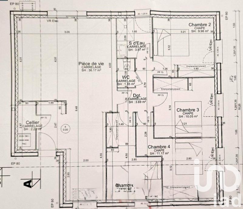 Maison - 88 m² - 5 pièces