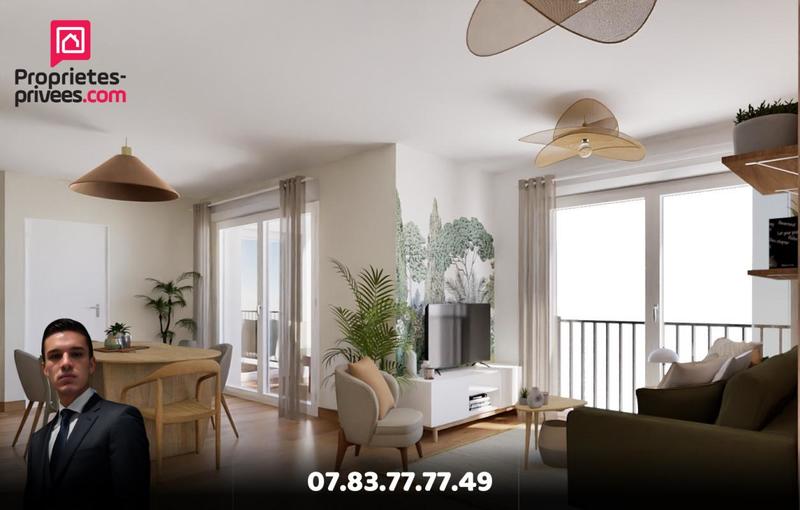 Appartement - 59 m² - 3 pièces