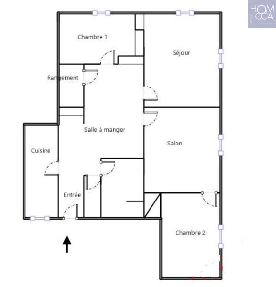 Appartement - 126 m² - 4 pièces