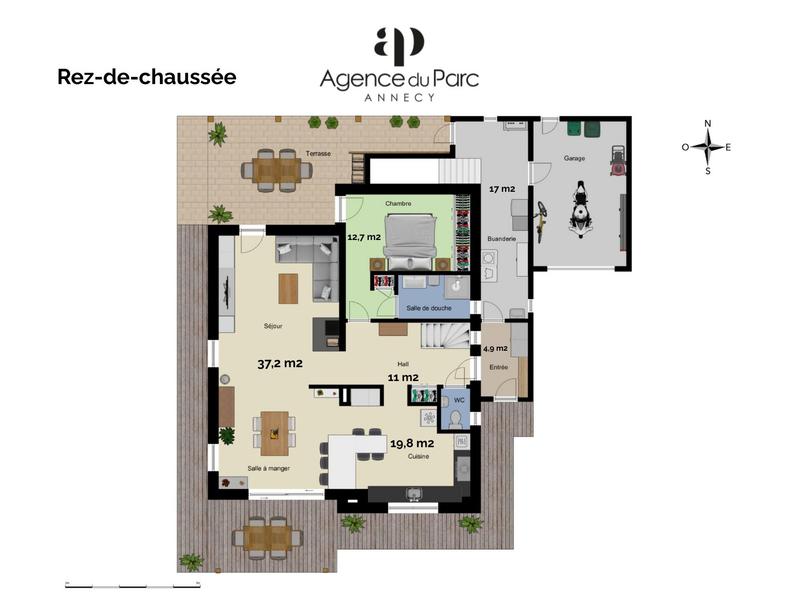 Maison - 165 m² - 6 pièces