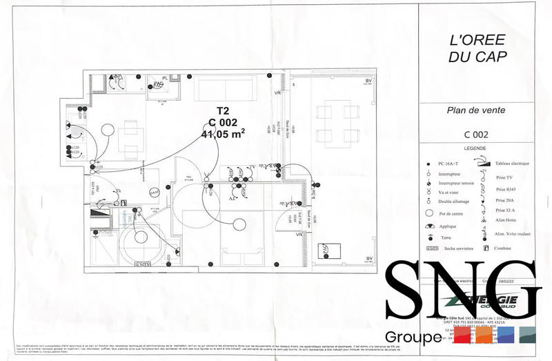 Appartement - 41 m² - 2 pièces
