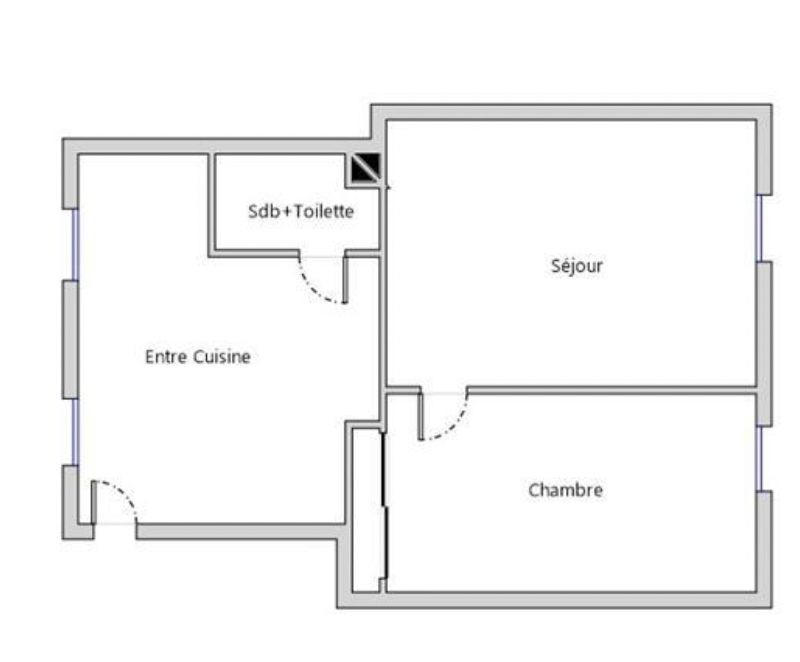 Appartement - 30 m² - 2 pièces