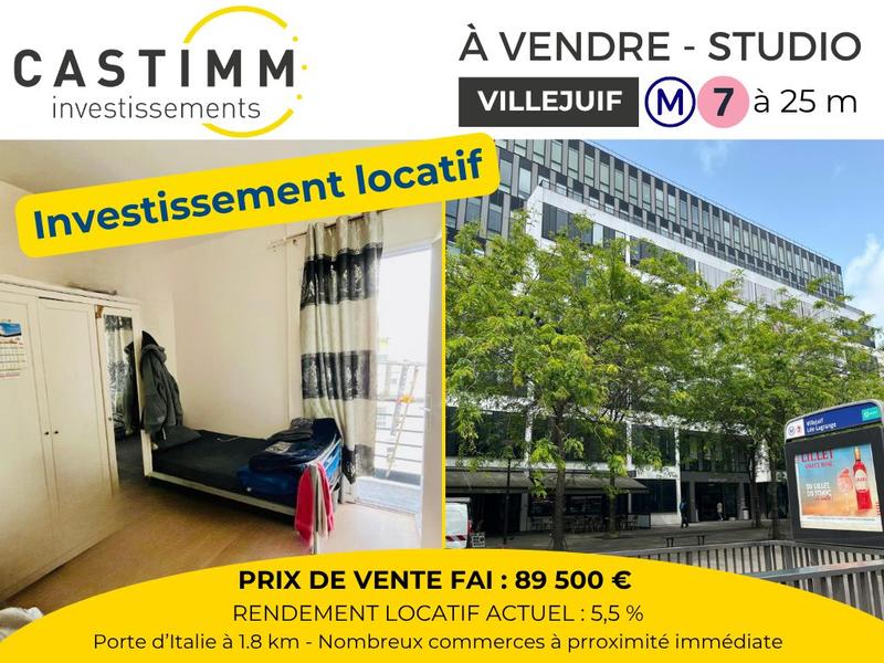 Appartement - 12 m² - 1 pièce