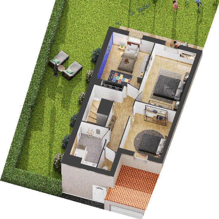 Maison - 97 m² - 4 pièces