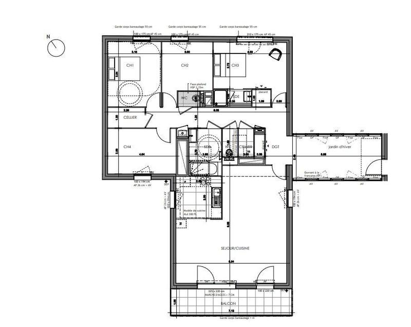 Appartement - 133 m² - 5 pièces