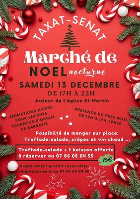 Marché de noël nocturne