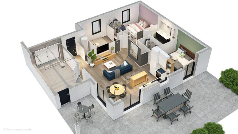 Maison - 80 m² - 5 pièces