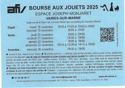 Bourse aux jouets
