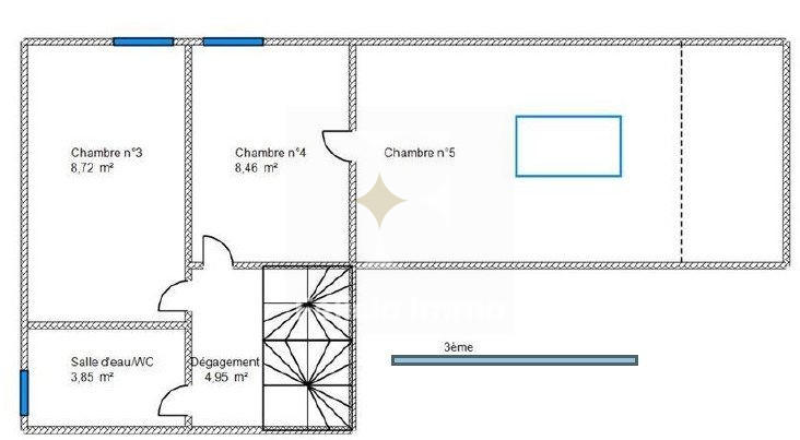 Duplex - 92 m² - 5 pièces