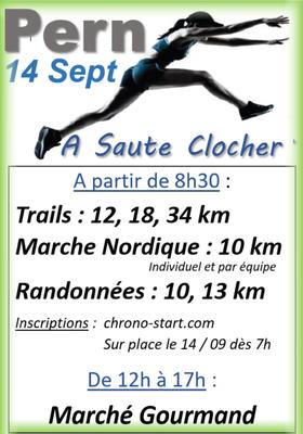 A Saute Clocher :  Course à Pied et marché gourmand