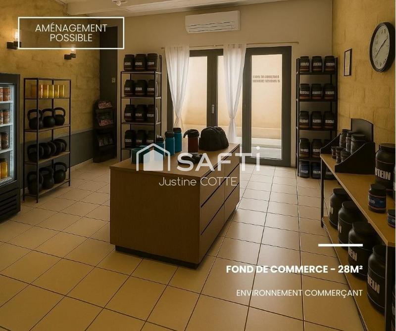 Local commercial - 28 m² - 1 pièce