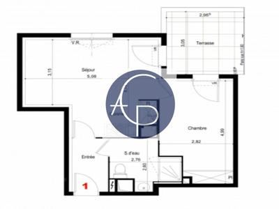 Appartement - 42 m² - 2 pièces