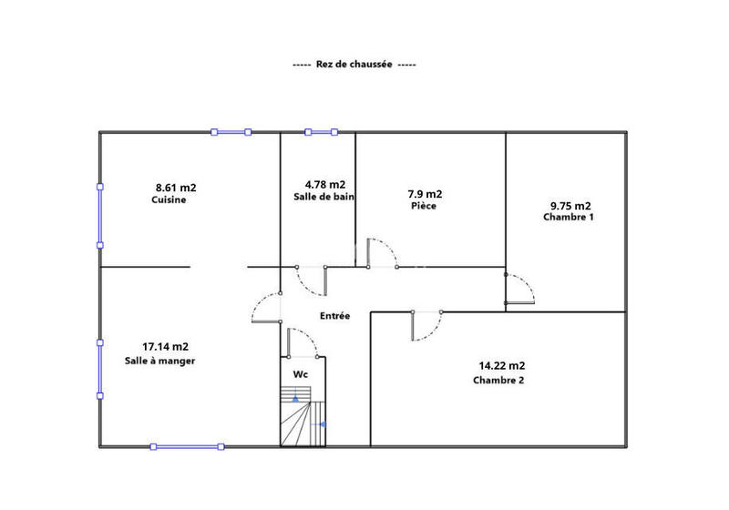 Maison - 100 m² - 4 pièces
