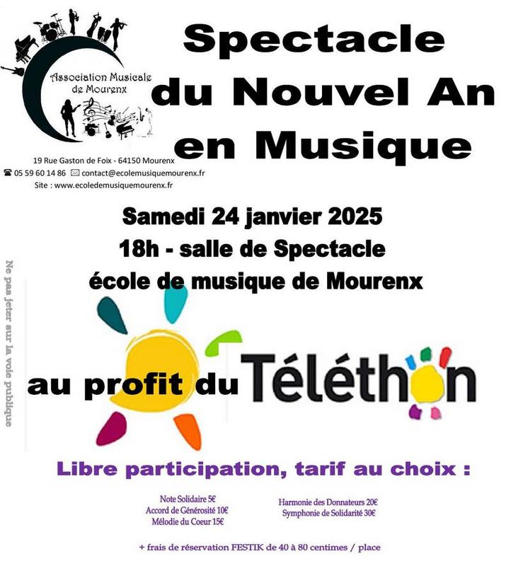 Spectacle du Nouvel An en musique