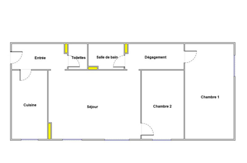 Appartement - 52 m² - 3 pièces