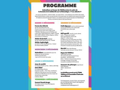 Semaine de la solidarité - Téléthon