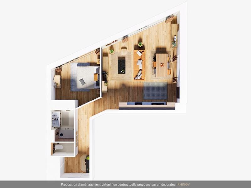 Appartement - 64 m²