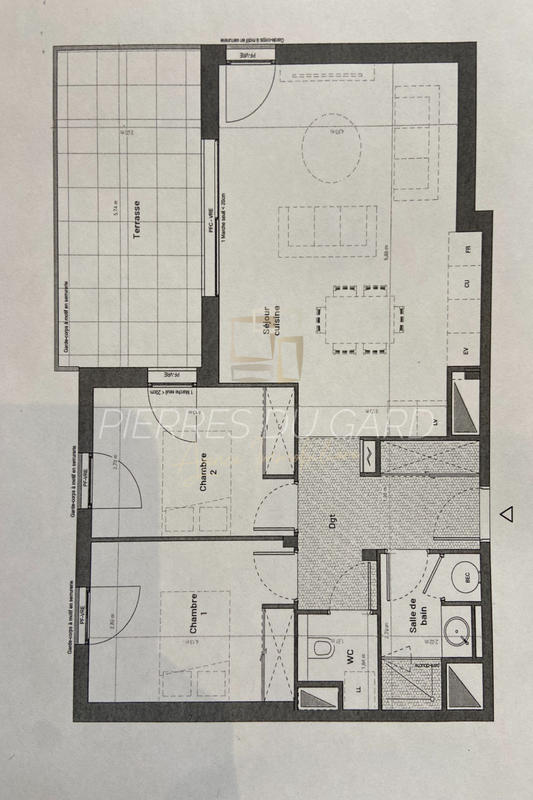 Appartement - 70 m² - 3 pièces