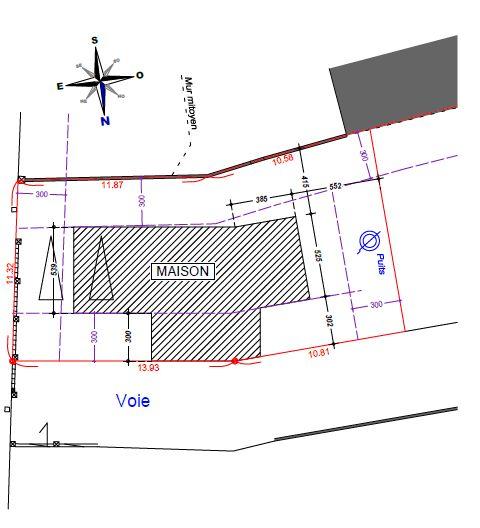 Terrain constructible - 279 m²