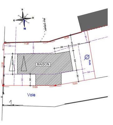 Terrain constructible - 279 m²
