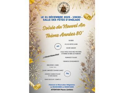 Réveillon de la Saint Sylvestre à Anglade