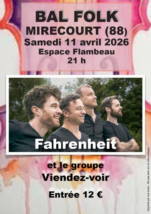 Bal folk de Mirecourt avec le Fahrenheit et Viendez-voir