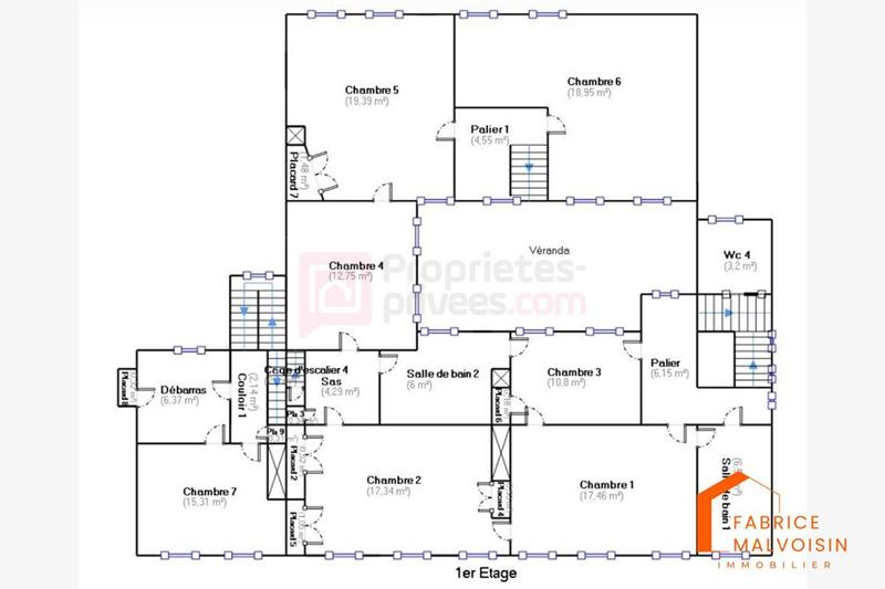 Maison - 402 m² - 16 pièces