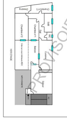 Appartement - 67 m² - 3 pièces