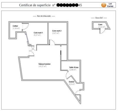 Appartement - 30 m² - 2 pièces