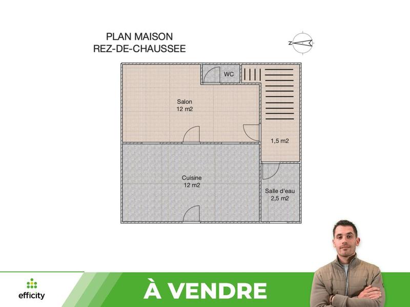 Maison - 66 m² - 4 pièces