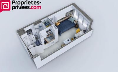 Appartement - 18 m² - 1 pièce