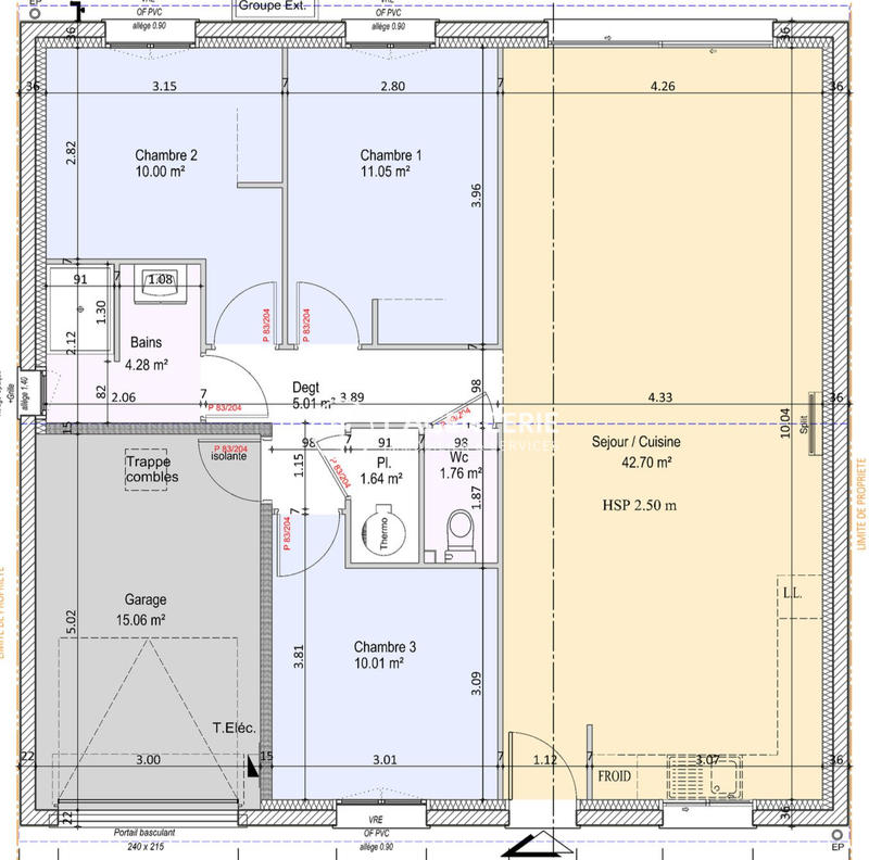 Maison - 87 m² - 4 pièces