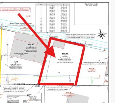 Terrain constructible - 563 m²