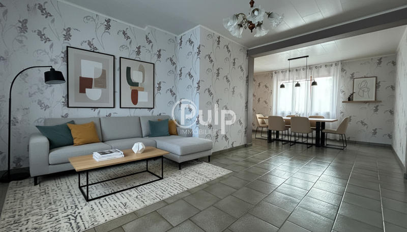 Maison - 90 m² - 5 pièces