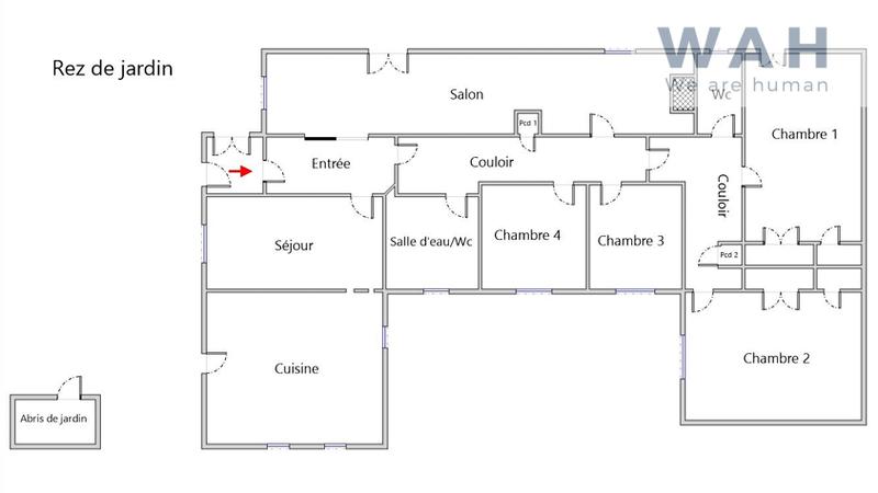 Maison - 120 m² - 5 pièces