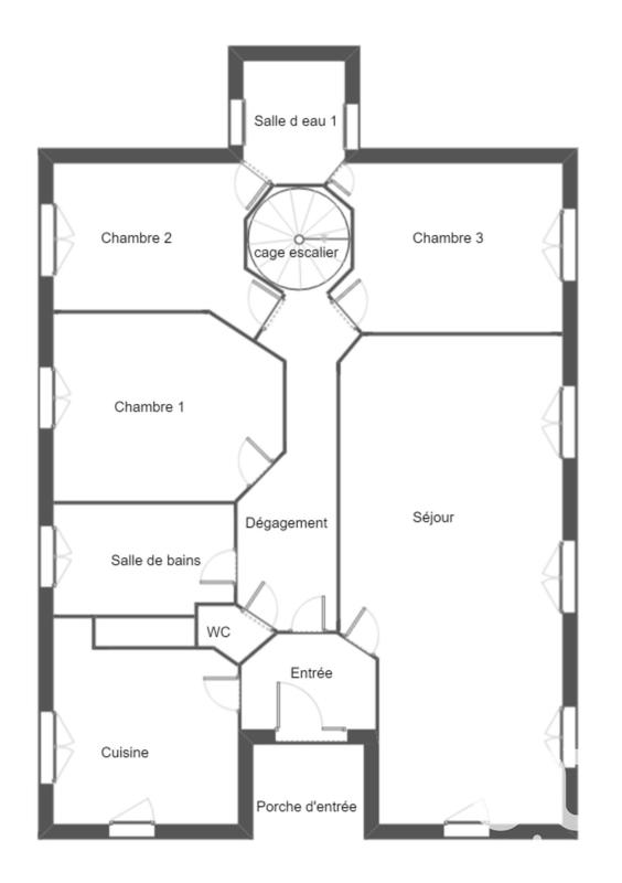 Maison de maîtres - 137 m² - 5 pièces