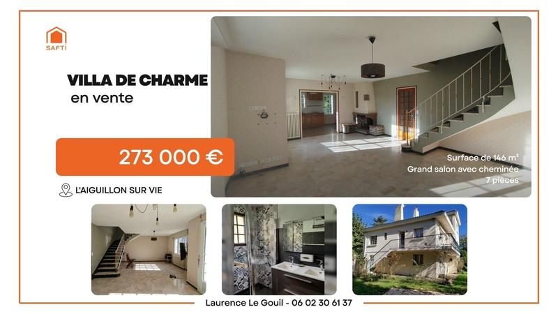 Maison - 146 m² - 7 pièces