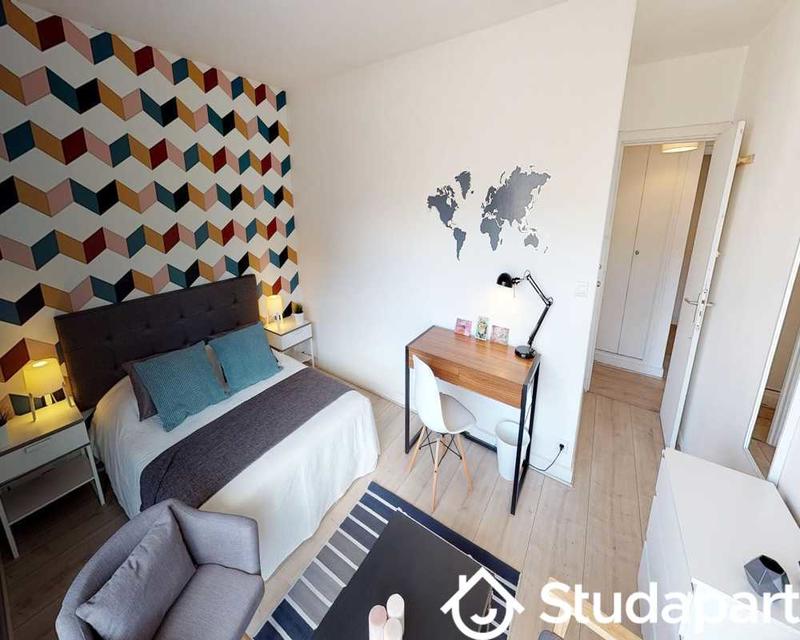 Chambre - 40 m² - 1 pièce