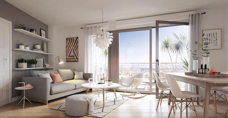 Appartement - 62 m² - 3 pièces